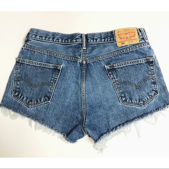 Levi's Pants - Levi’s 550 denim cutoff shorts
